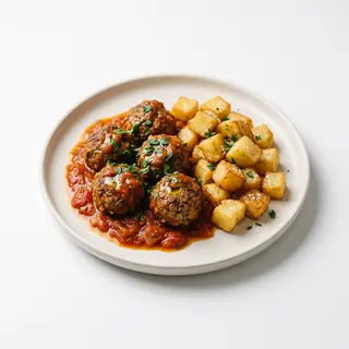 Albóndigas Con Papas
