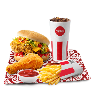 Чизбургер Де Люкс Комбо