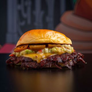 Hamburguesa smash Mexico DF (200 g.)