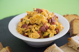 Ovos Mexidos com Chouriço