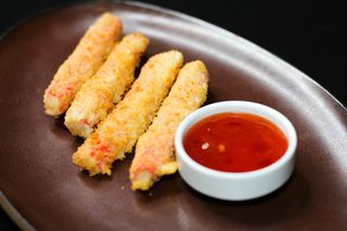 Surimi di granchio fritto