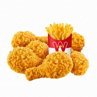 6 Morceaux De Poulet & Frites