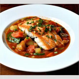 Stewed 1/2 fish
