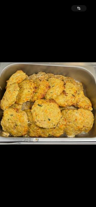 Котлеты куриные с овощами