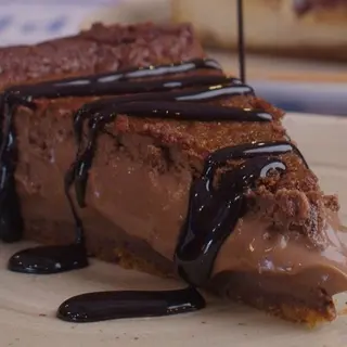 Tarta de queso y cacao Callebaut