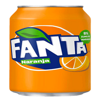 Fanta Naranja lata 330ml.