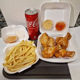  Chicken wings 5 pezzi menù