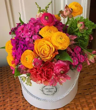 Caixa de Lisianthus (Tam. M)