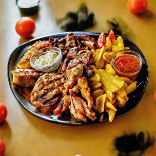 Grill plata ''Pingvin'' s prilogom