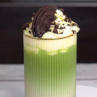 Oreo Matcha bubble tea