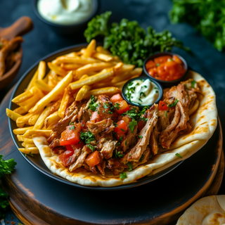 SHAORMA DE VITĂ LA FARFURIE 550g