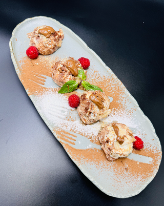 Бисквитена торта с маскарпоне и нутела (180г)