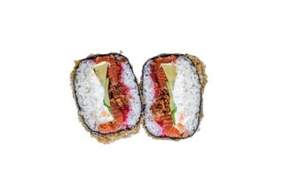 Суші бургер з лососем