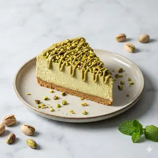 Cheesecake al pistacchio