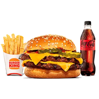 Menu Double Cheeseburger