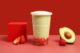 Avocado milkshake fragola 牛油果甘露