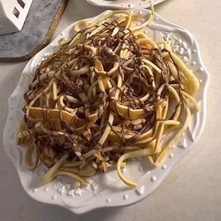 Fettuccine de crêpe au nutella