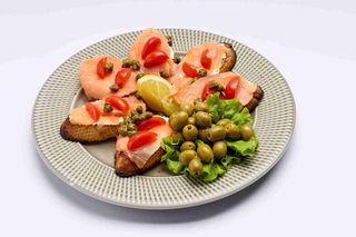 Bruschette sa lososom 200gr
