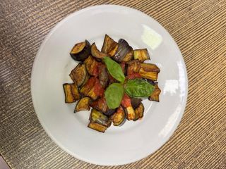 Contorno melanzane a funghetto