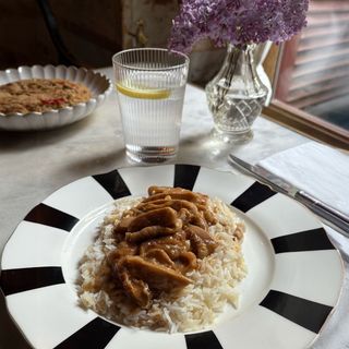 Contramuslo de Pollo con Salsa de Naranja