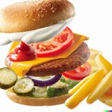 АNGUS CHEESE бургер (1бр) + Кока-кола (500мл)