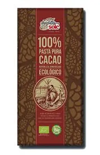 Chocolate Negro 100% Sole 100Gr