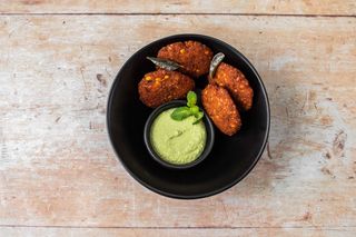 Prženi kolačići od leće "Parippu Wadai"