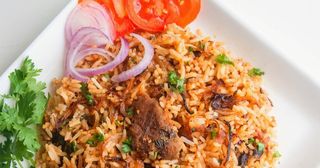 Mutton Biryani With Raita