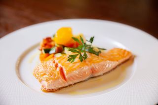 Salmón a la plancha