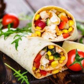 Burrito (XL) De Carnitas Con Maiz