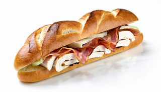 Panino con cosciotto di pollo