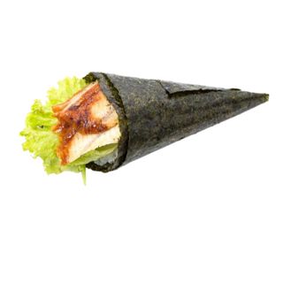  120 Temaki de pollo con lechuga y aguacate (1 pz.)