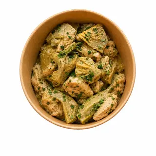 Pollo con carciofi