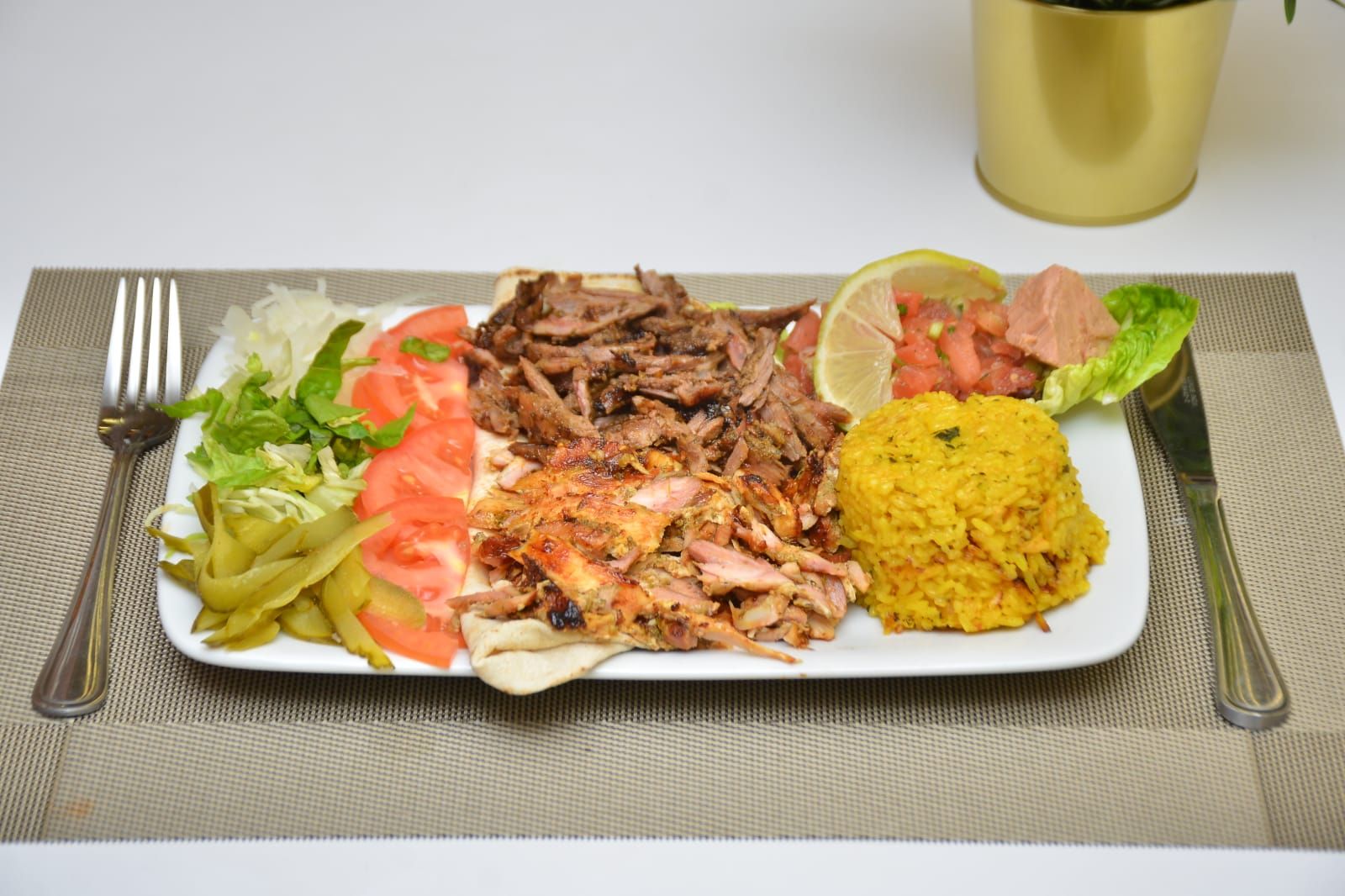 Plat Shawarma Mixte