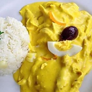 Ají De Gallina Con Arroz