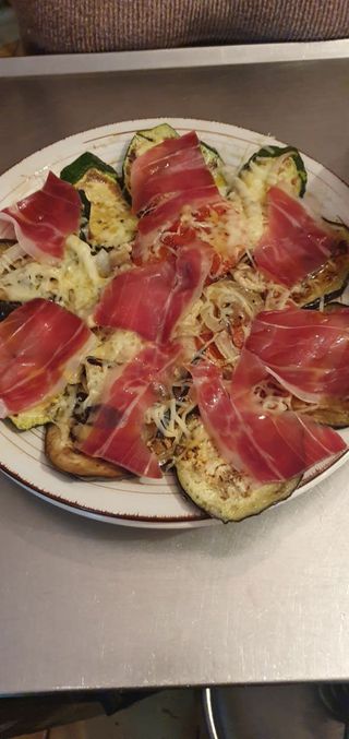 Parrillada De Verduras Con Jamon Ibérico