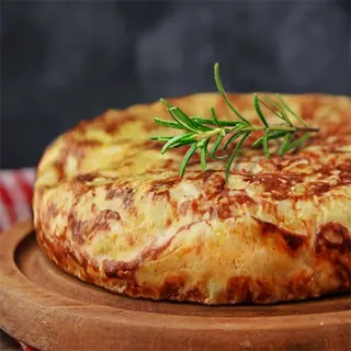 Tortilla De Patatas Con Chorizo para 5-6 personas
