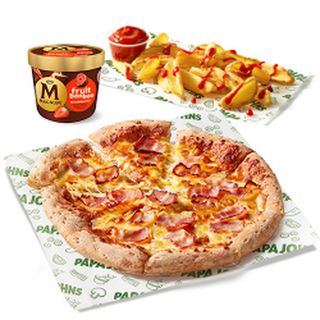 Pizza + Entrante + Magnum Fruit BonBon