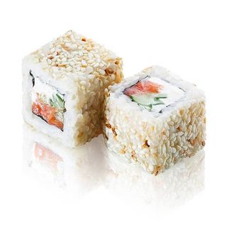 Rolka z Łososiem Philadelphia w Sezamie (8 sztuk)