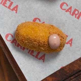 Croqueta de Gamba roja(1ud)