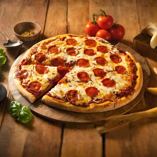 Pizza salame           (halal)