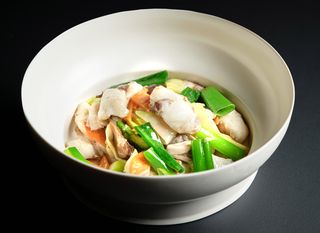 Branzino con verdure