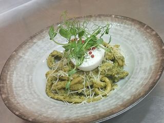 Pappardelle Al pesto Di pistacchi