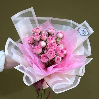 Buchet cu 5 minirose roz