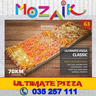 Ultimate Pizza Classic 1 m x 0,4 m