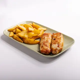 Vješalica sa žara i pomfrit