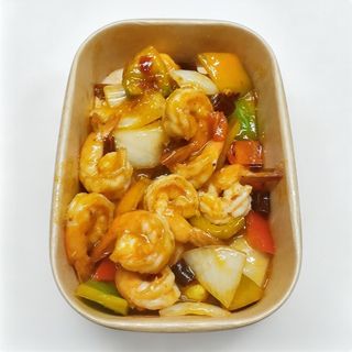 103. Gamberi in salsa chili