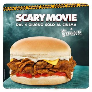 Scary Vegetarian Cheeseburger