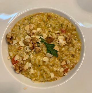 Risotto Pesto e Pomodorini