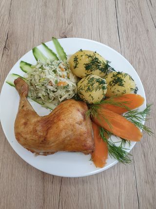 udko z kurczaka pieczone